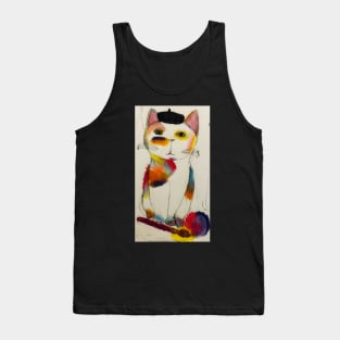 Meowy mess by Riley Tank Top